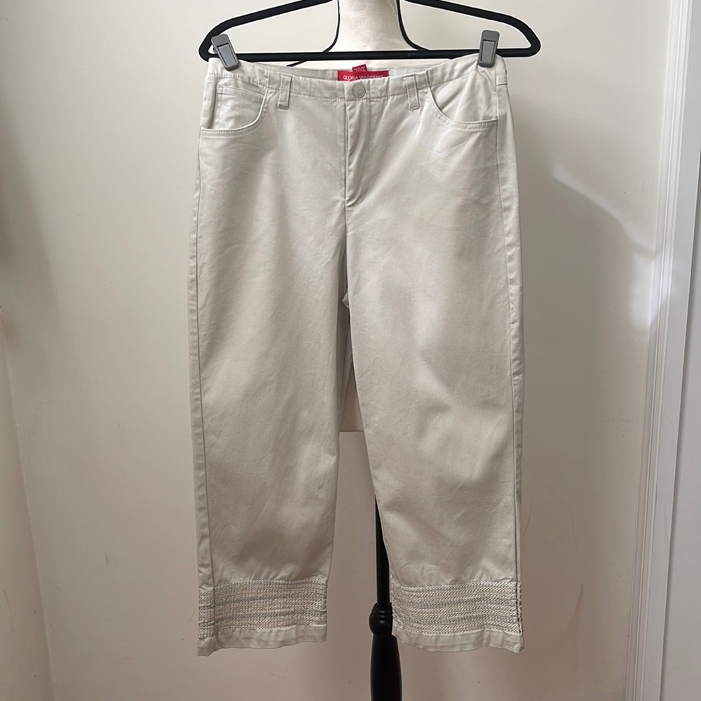Gloria Vanderbilt Chino Crop Pants